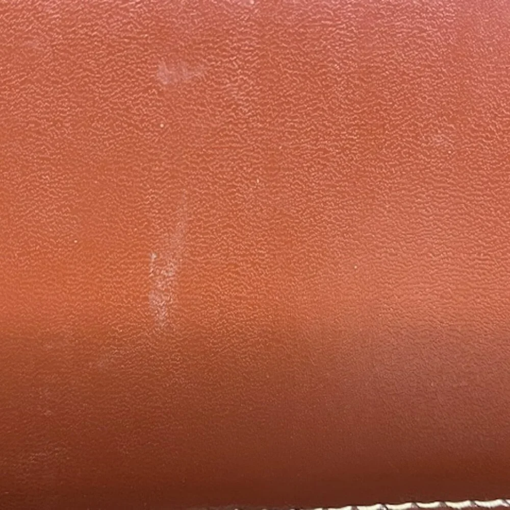 VTG Alfa Faux Leather Brown Toiletry Travel Accessory Zip Around Bag 8.5